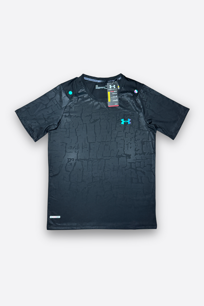 Under Armour SEAMLESS TEE - BLACK