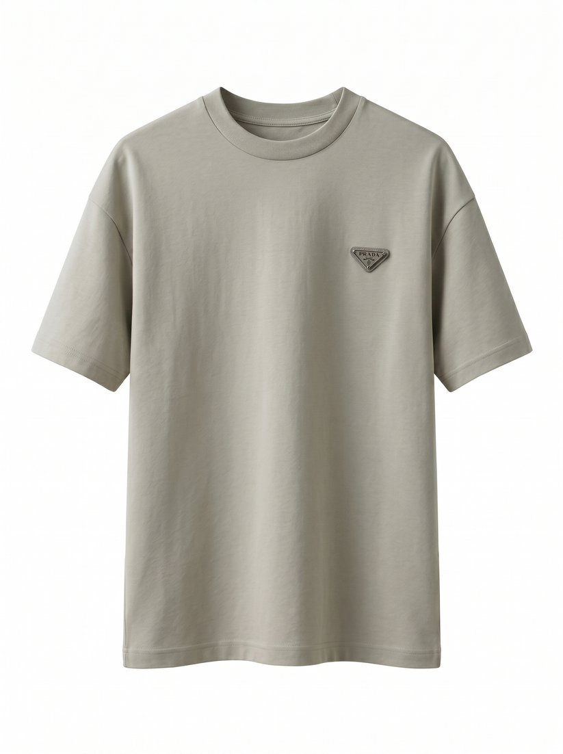 Prada Logo Patch Grey
