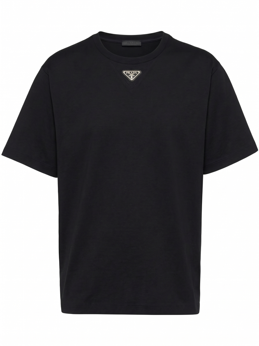 Prada Logo Patch Chest Black