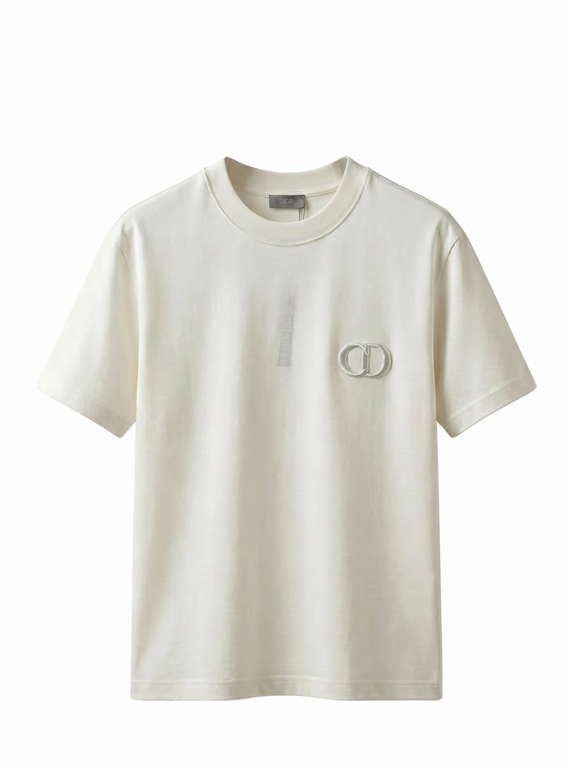 Christian Dior Logo Patch White