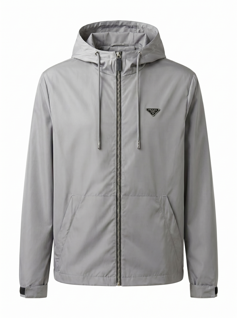 Prada Re-Nylon Jacket Grey