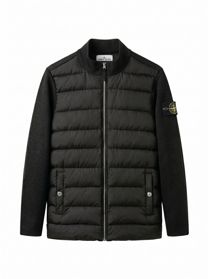 Stone Island Cardigan Jacket Black