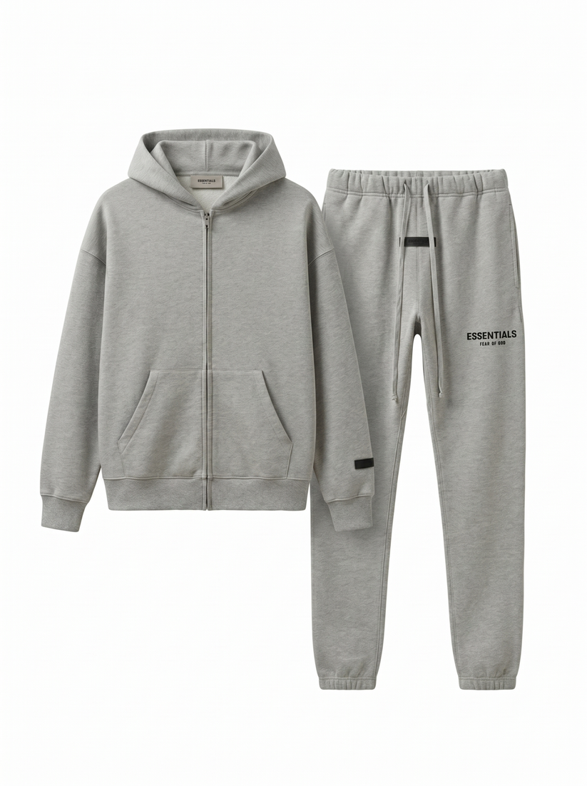 Essentials Fear Of God Track Suit Vest Grey